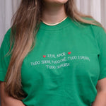 Carregar imagem no visualizador da galeria, T-Shirt Verde Dejú Feminina
