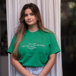 T-Shirt Verde Dejú Feminina